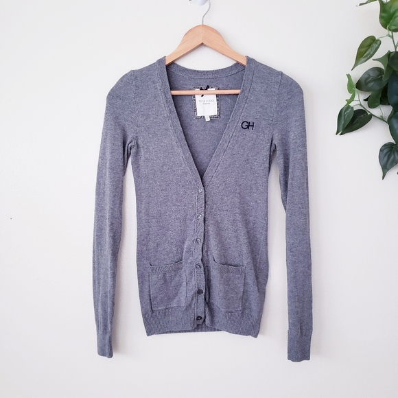 Gilly Hicks Cardigan Buttoned Sweater 